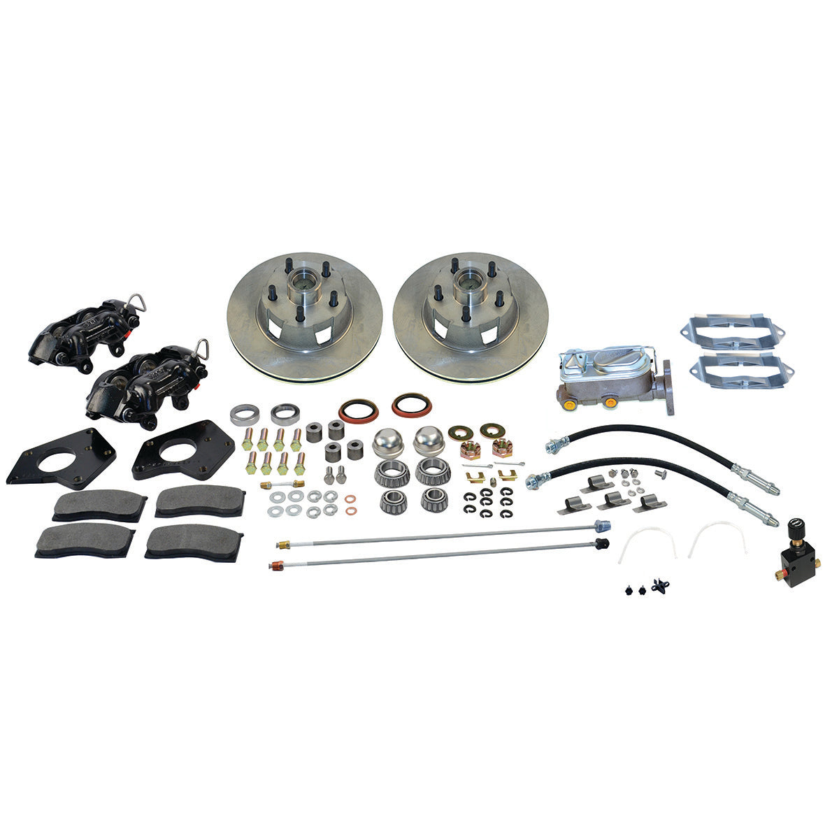 American Made Kelsey Hayes 4-Piston Direct Fit Front Drum to Disc
