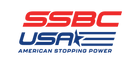 SSBC-USA American Stopping Power red/blue logo. American Made Big Brake Upgrade Kits. Performance brakes for Ford, Dodge, Chevy, Jeep, GMC, GM, and Mercury. Stainless Steel disc brake conversions and racing brakes. 