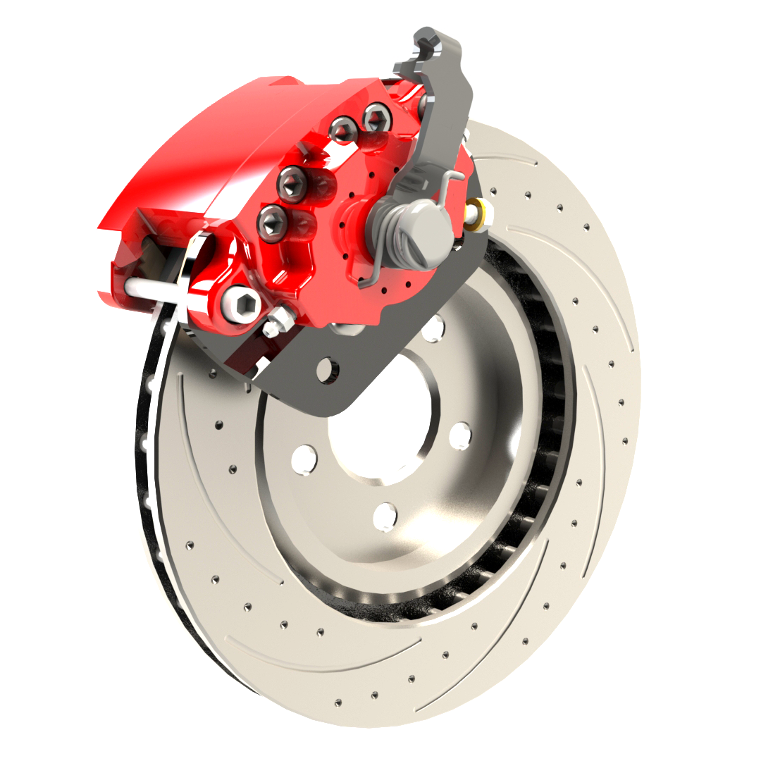 R1-Redline Rear Disc Brake Kit with DS Rotors for 2015-2023 Ford