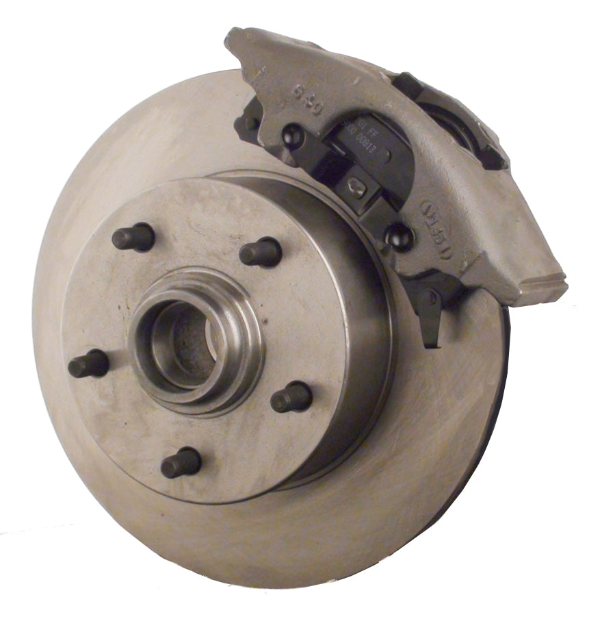 SSBC Front Drum To Disc Brake Conversion Kit A133-2 – 4-Piston Caliper, Fits 6-Cylinder & V8 Spindles