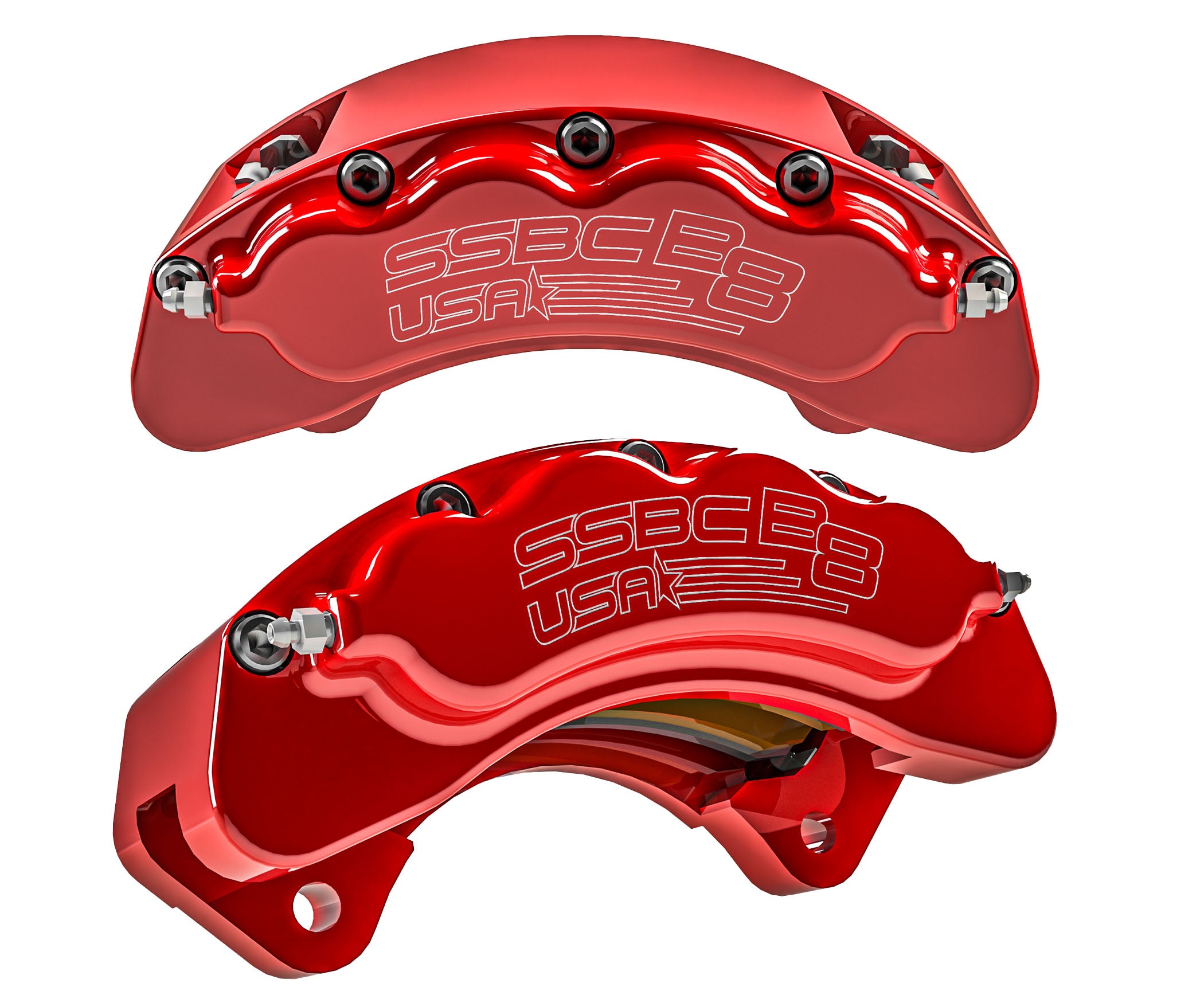 American Made B8-Brawler 8 Piston Direct Fit Front Caliper Upgrade